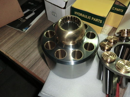 V12 AD2P18 Peças sobressalentes de bomba hidráulica Bloco de cilindro Bloco de válvula de pistão Conjunto de placa de válvula Guia de bola de placa