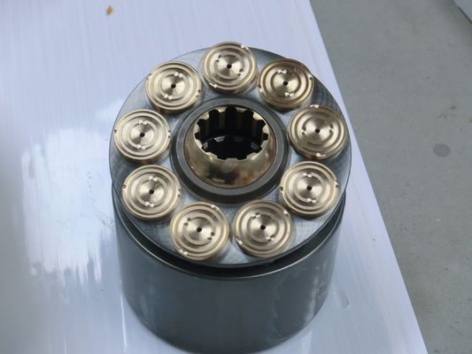 V12 AD2P18 Peças sobressalentes de bomba hidráulica Bloco de cilindro Bloco de válvula de pistão Conjunto de placa de válvula Guia de bola de placa