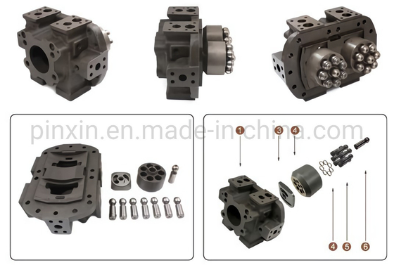 Rexroth A2FM90 Peças sobressalentes hidráulicas de motores de aço carbono para 340.000 kg