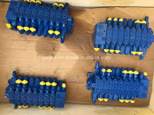 Partes sobressalentes hidráulicas de válvulas de unidade múltipla M7 de dois lugares para camiões de bomba de betão