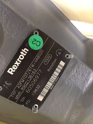 Óleo A2FM107 Motor de pistão hidráulico para pavimentadores de asfalto Máquinas de construção Peças sobressalentes