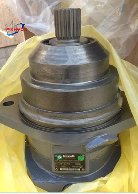 Motor de engrenagem hidráulica da série A6ve160 de aço carbono para máquinas de elevação e desempenho