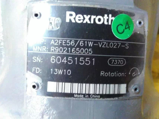 Motor de pistão hidráulico de óleo série A2fe63 para escavadeira fácil de instalar