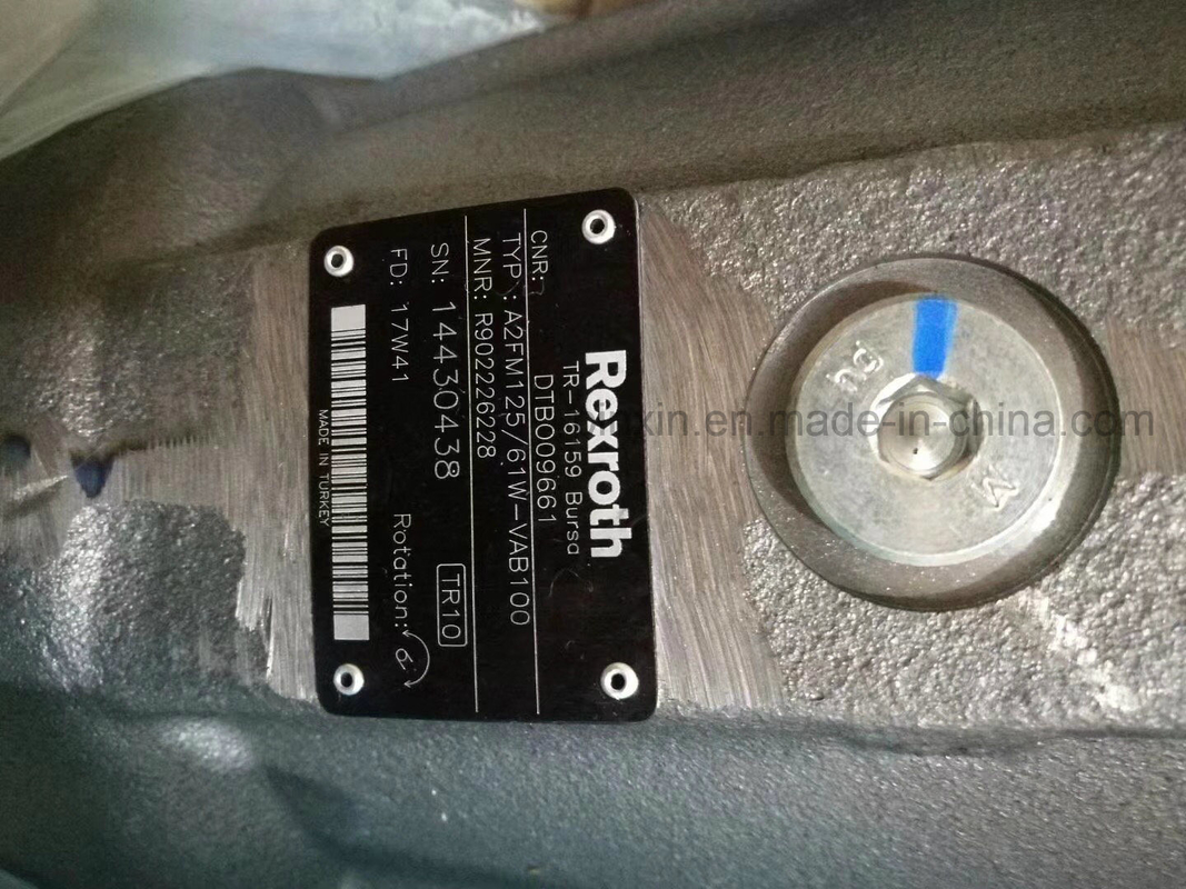 Design A2FM107 Motor de pistão hidráulico para bomba de motor hidráulico de escavadeira 61W-VZB020