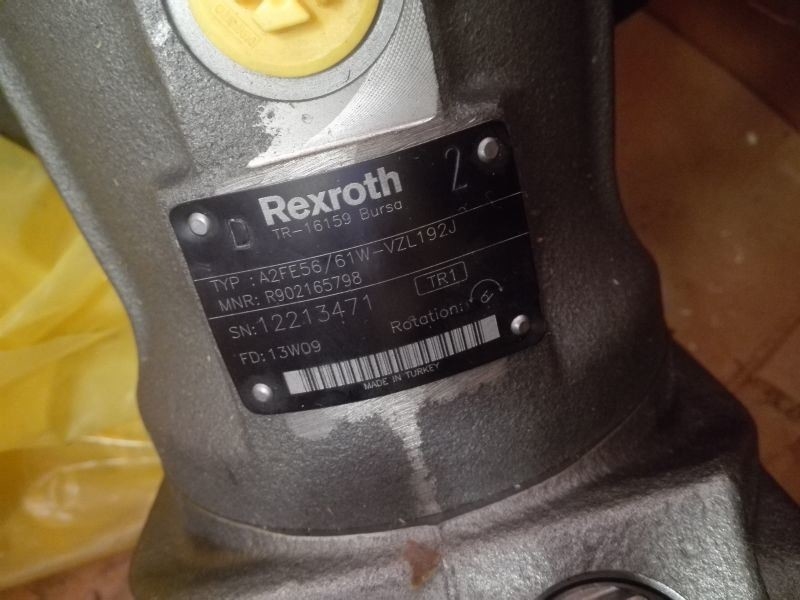 Motor de pistão hidráulico de óleo série A2fe63 para escavadeira fácil de instalar