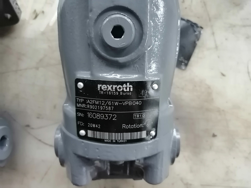 A2FM12/16 Motor hidráulico com tipo de pistão e 10 postes